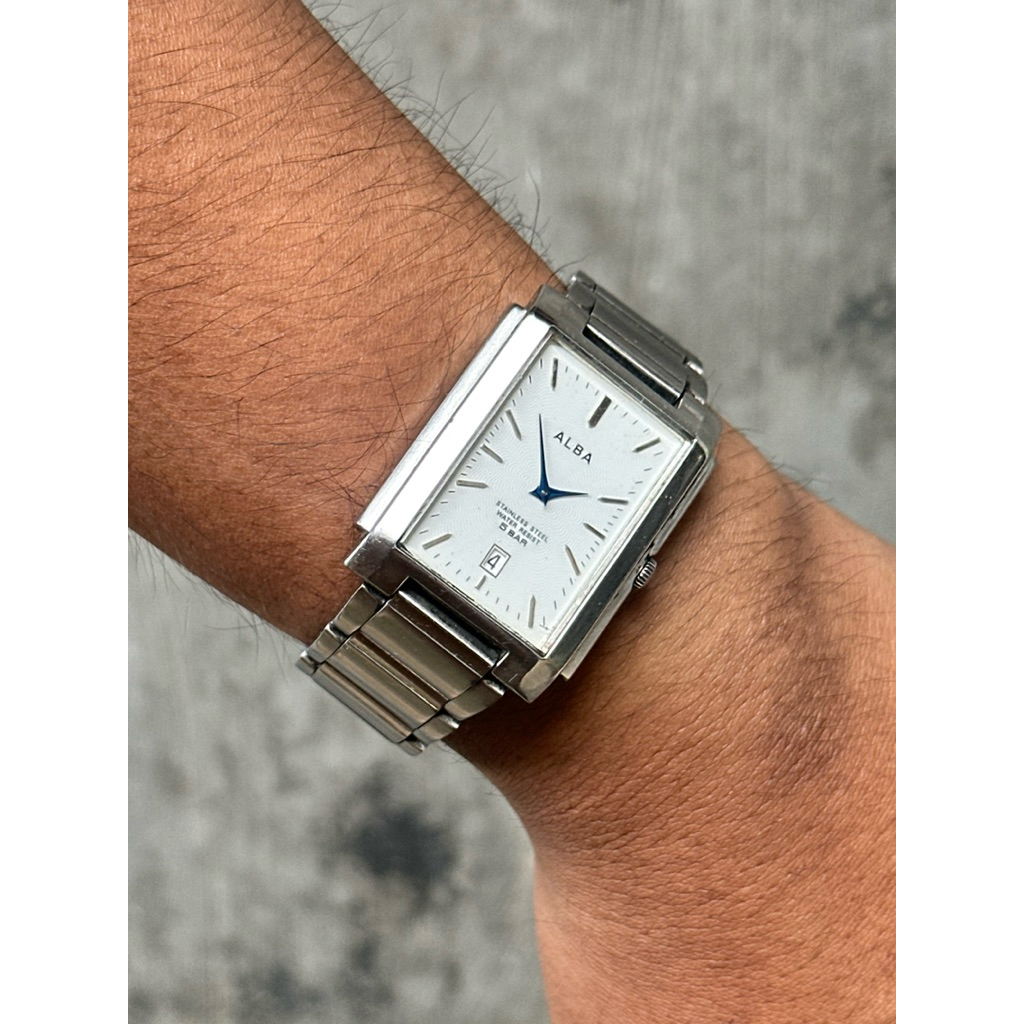 preloved jam tangan alba tank vintage