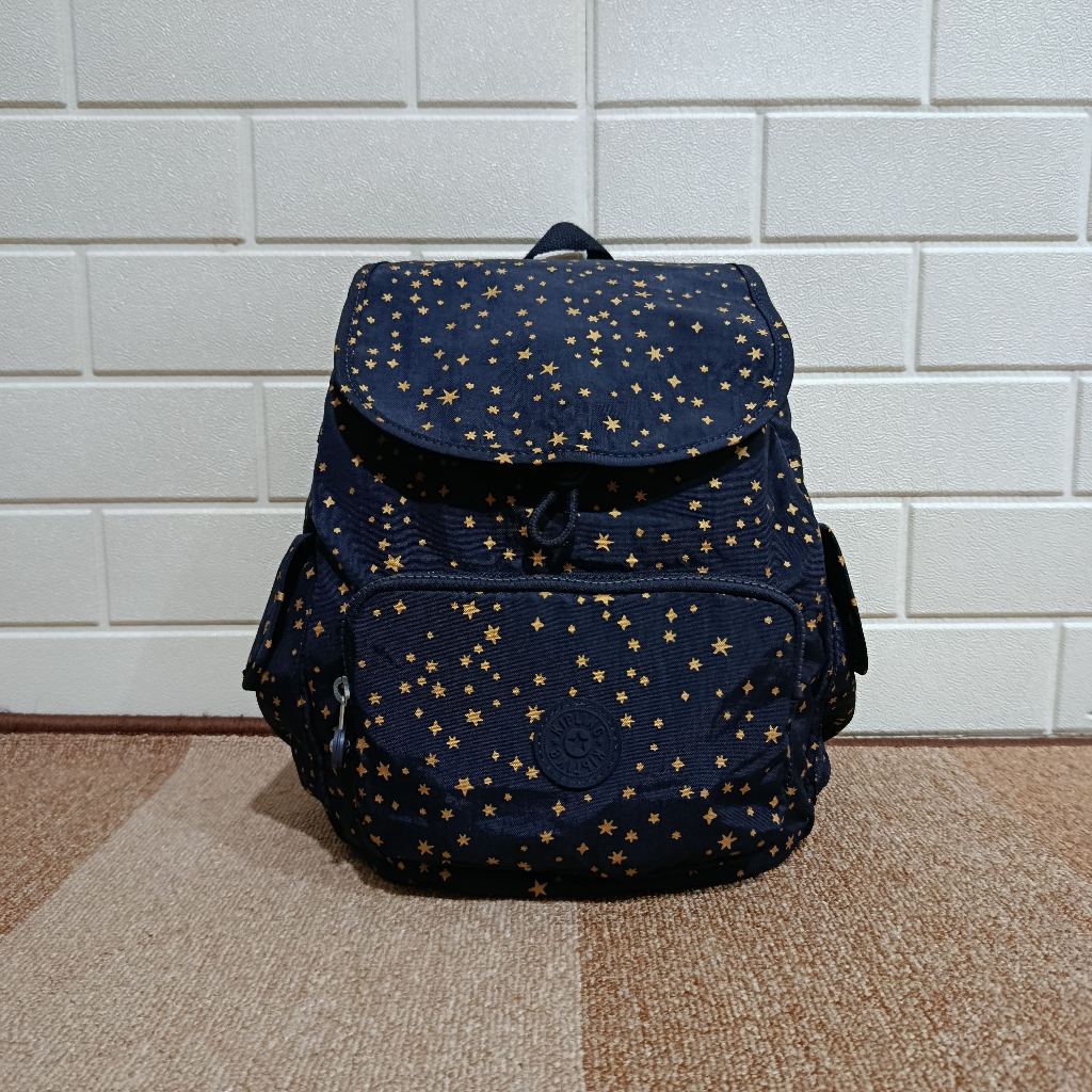 Tas Kipling City Pack S Printed Backpack Womens Original Ultimate Stars Ransel Kecil Wanita