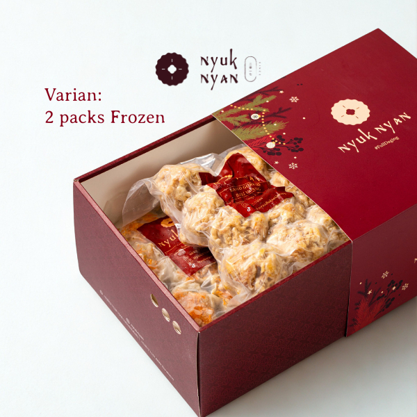 (Frozen Pack) NyukNyan Christmas Hampers Bakso Goreng Babi Udang / Siomay / Tahu Bakso #FullDaging -