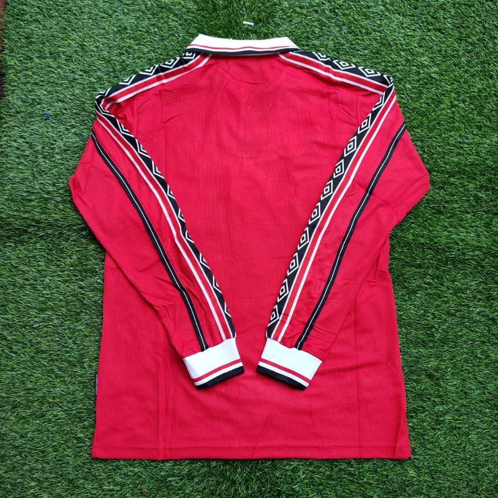 JERSEY BOLA RETRO MU HOME TREBLE LONG SLEEVE 1998/1999 GRADE ORI HIGH QUALITY JUMBO XXL 2XL