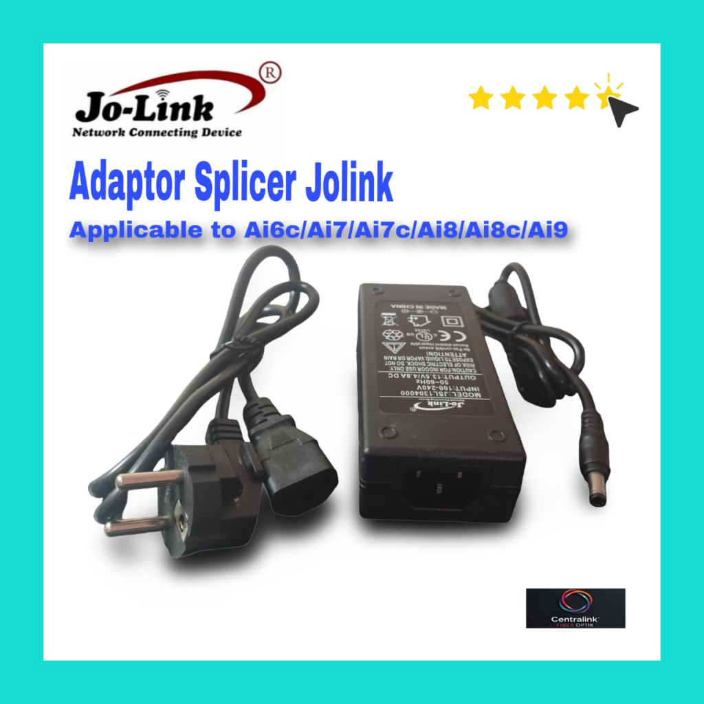 Adaptor Splicer Jolink AI-6c,AI-6c+,AI-9 / 13.5V 4.8A (New)