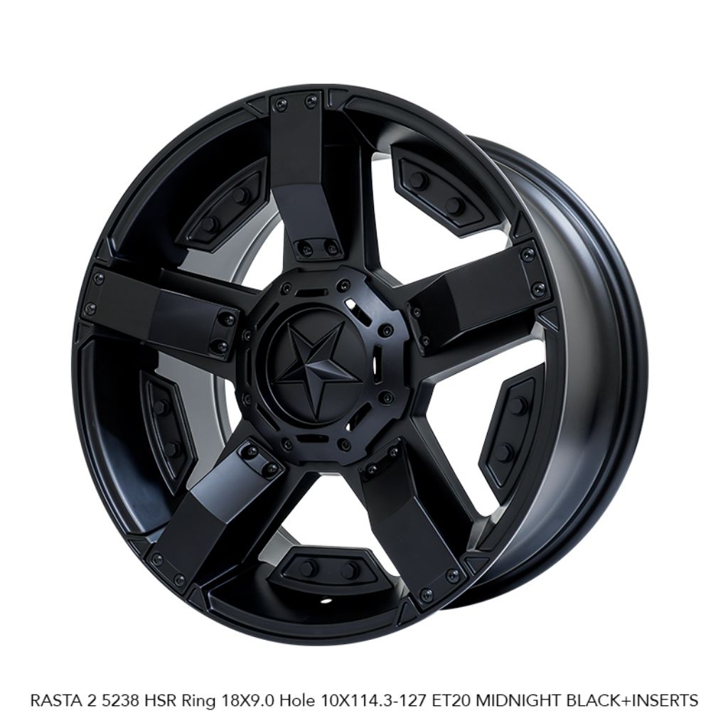 HSR RASTA R18 - Velg Mobil Pajero, Fortuner, Hilux doble, Terrano Ring 18 - HSR Jakarta