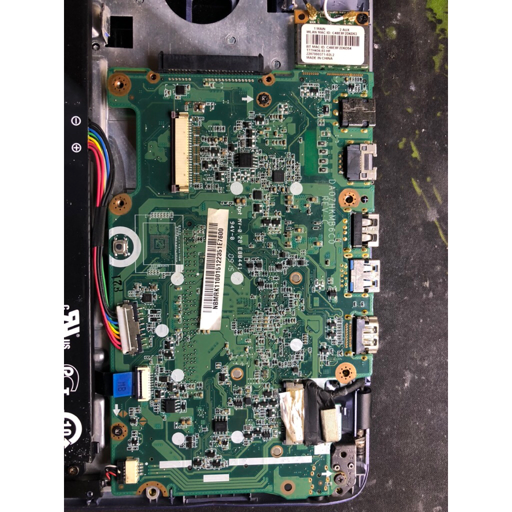 mobo mesin mainboard motherboard Acer zhk Acer Aspire E3-112 ES1-111M V3-112P