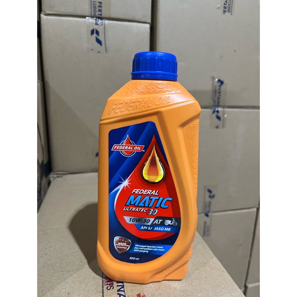 Oli Federal Matic Orange 800ml Oli Mesin Motor Matic Federal Orange 0,8ml Oli Mesin Matic Federal Ma