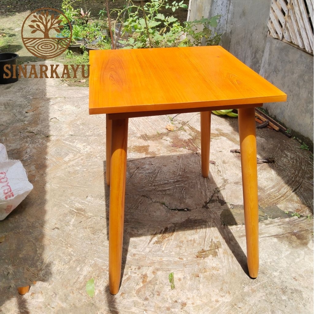 meja kayu meja minimalis meja kerja wooden tabel meja kayu mahoni 140x60x75cm