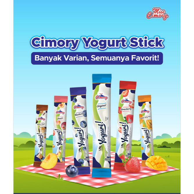 CIMORY YOGURT STICK 40g- Isi 25 pcs