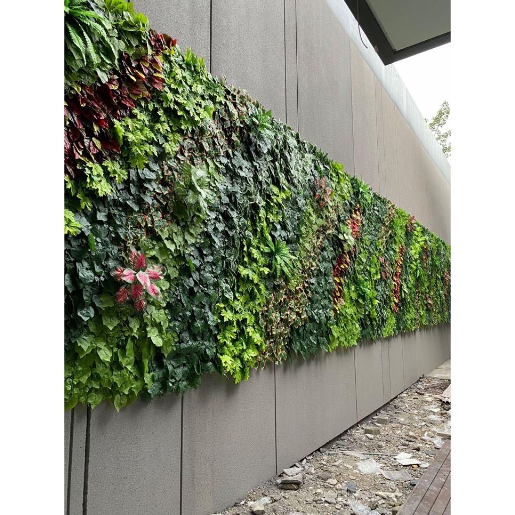 Taman vertikal garden - taman dinding hiasan