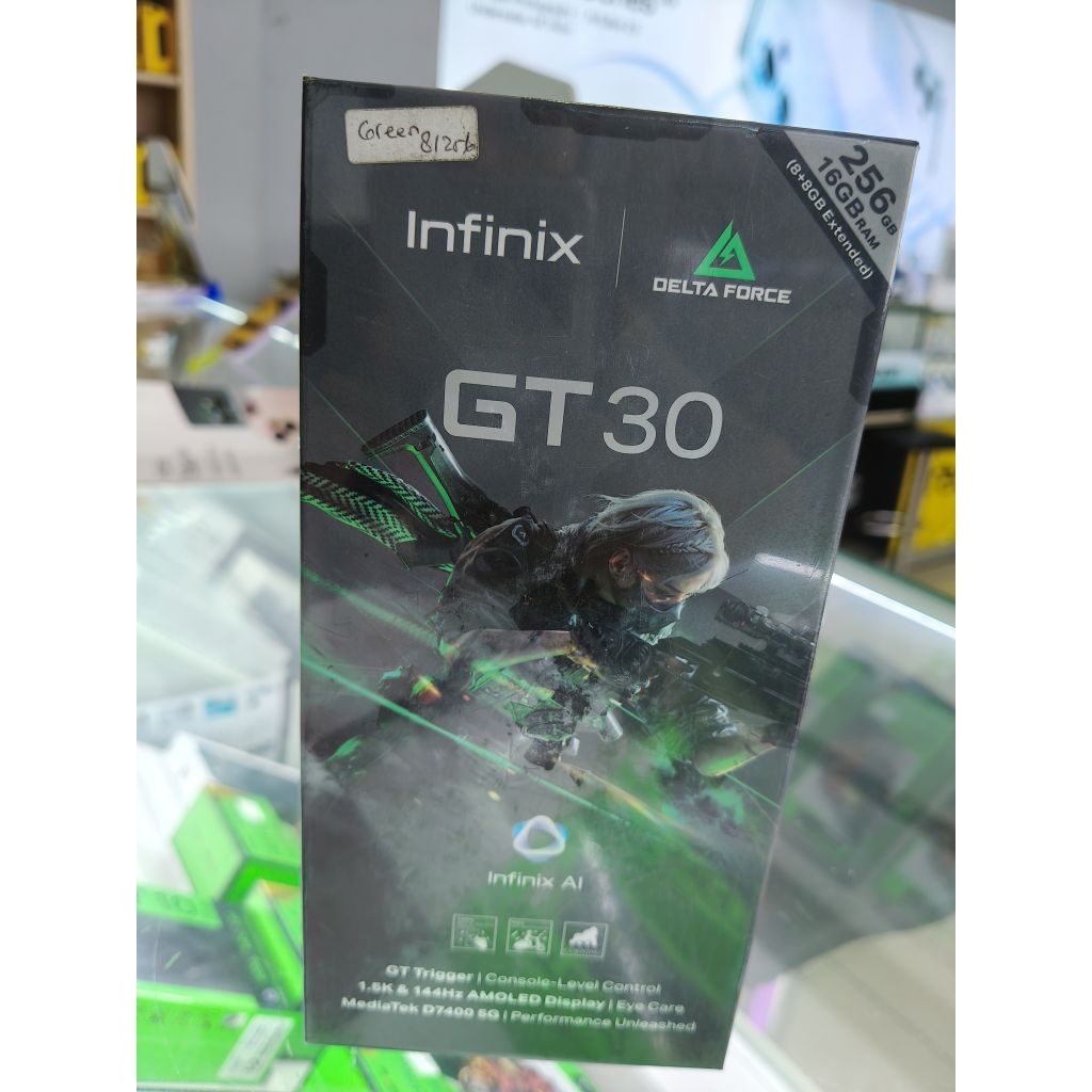 Infinix GT 30 8/256 soc mediatec dimensity, spek gamming MURAH !!