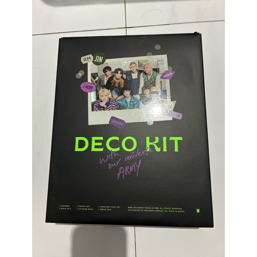 [PRELOVED] DECO KIT BTS RPC V TAEHYUNG