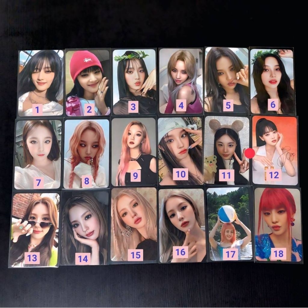 Photocard PC POB (G)I-DLE idle MIYEON MINNIE SOYEON YUQI SHUHUA SOOJIN