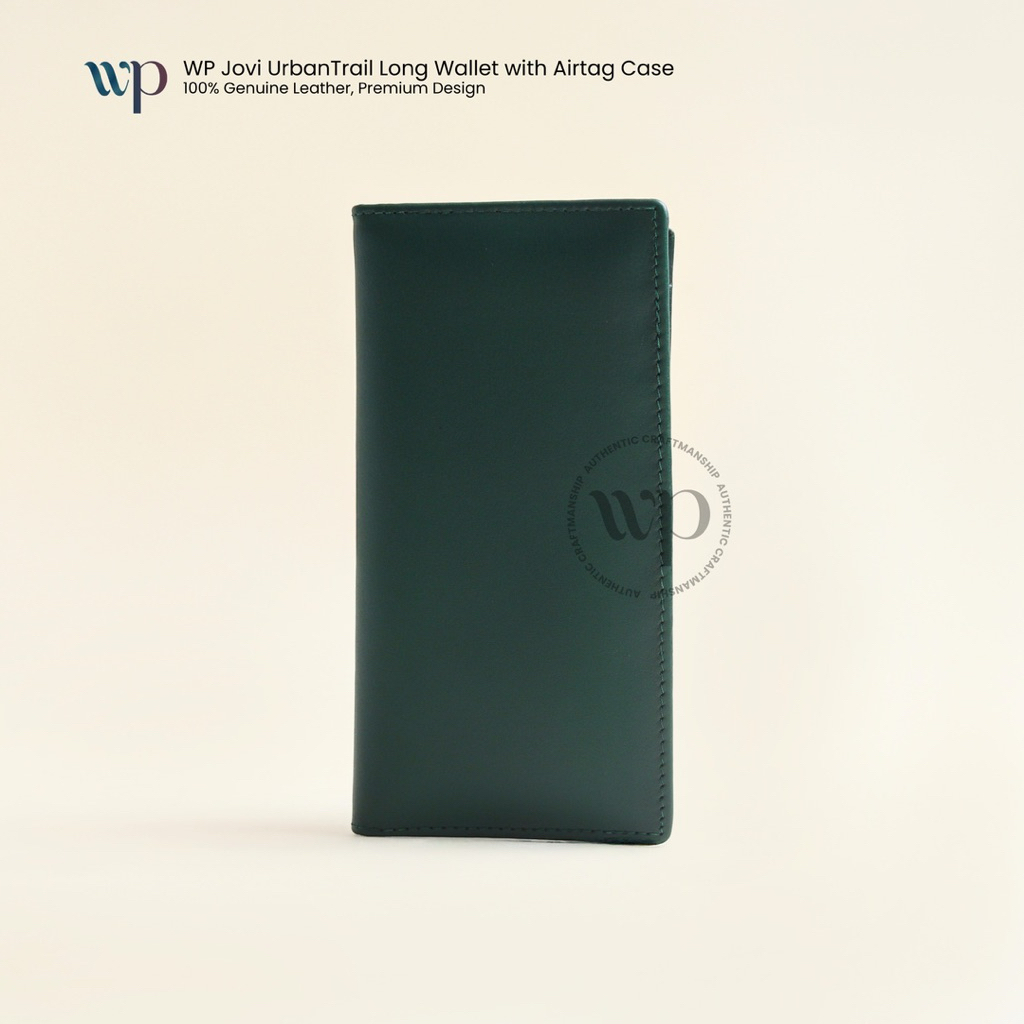 WP - JOVI URBANTRAIL LONG MEN'S WALLET with Airtag Holder | Dompet Panjang Pria Kulit Asli dengan Ai