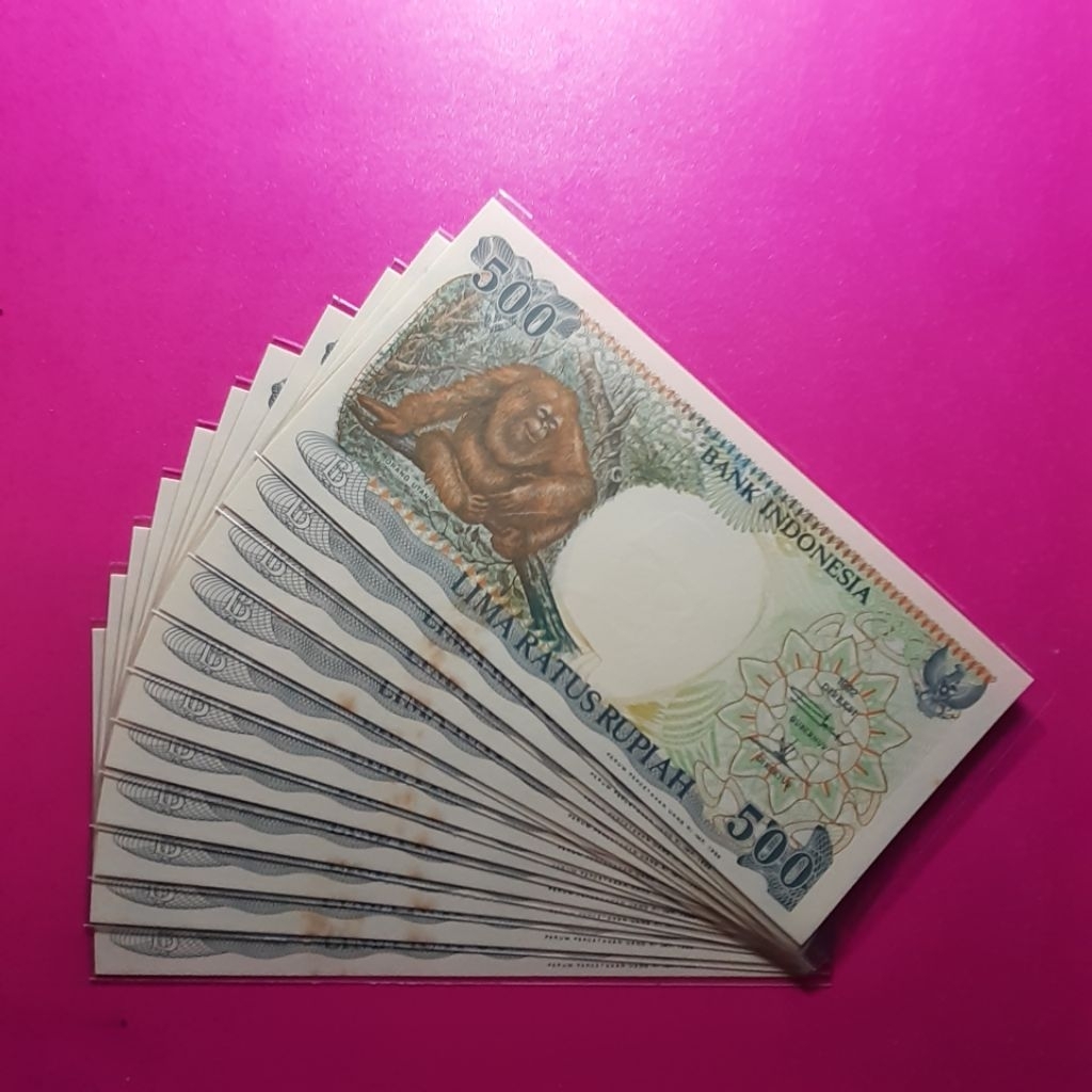 uang 500 rupiah orang utan 1992