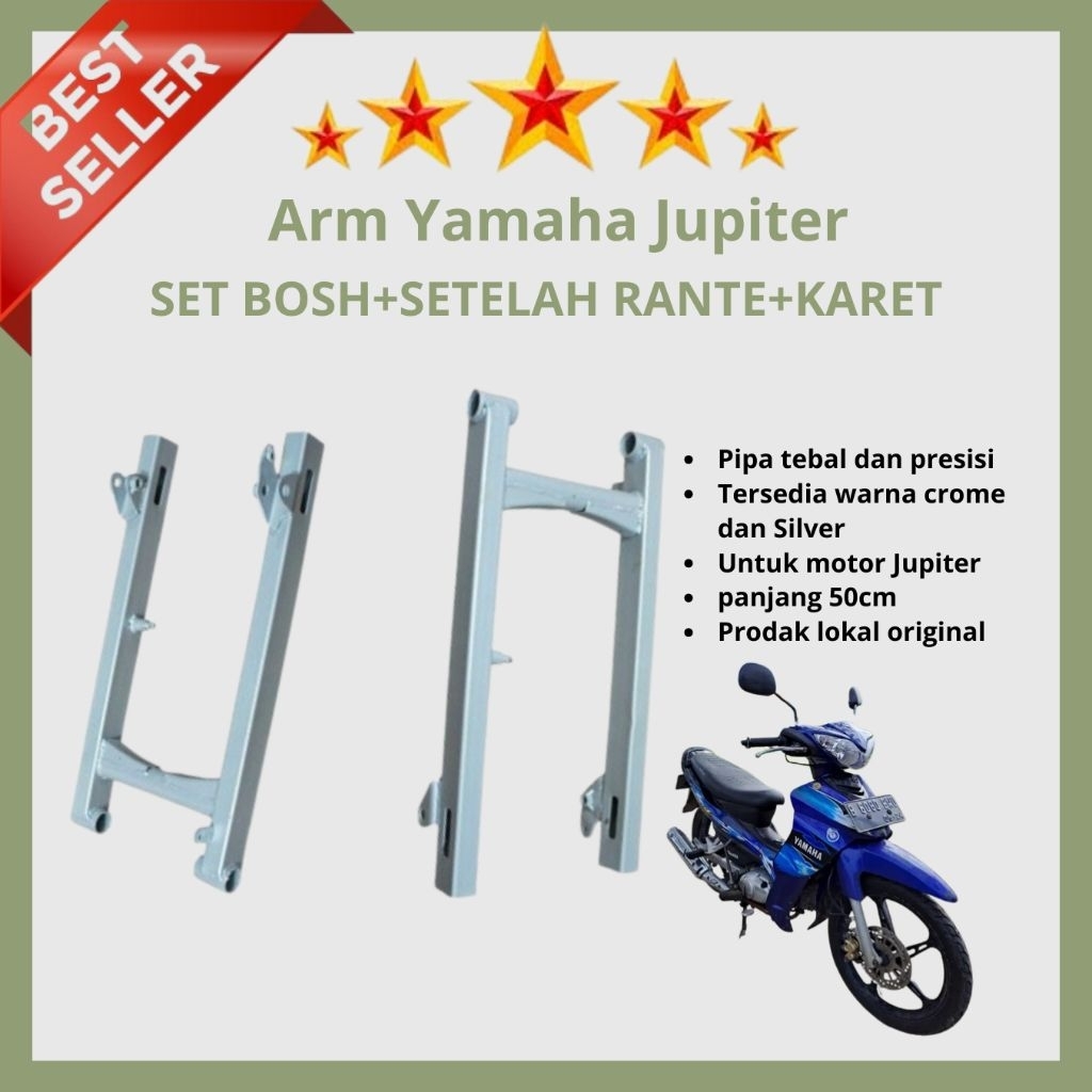 Arm Jupiter z,Jupiter z 2006 bahan tebal Crome dan silver
