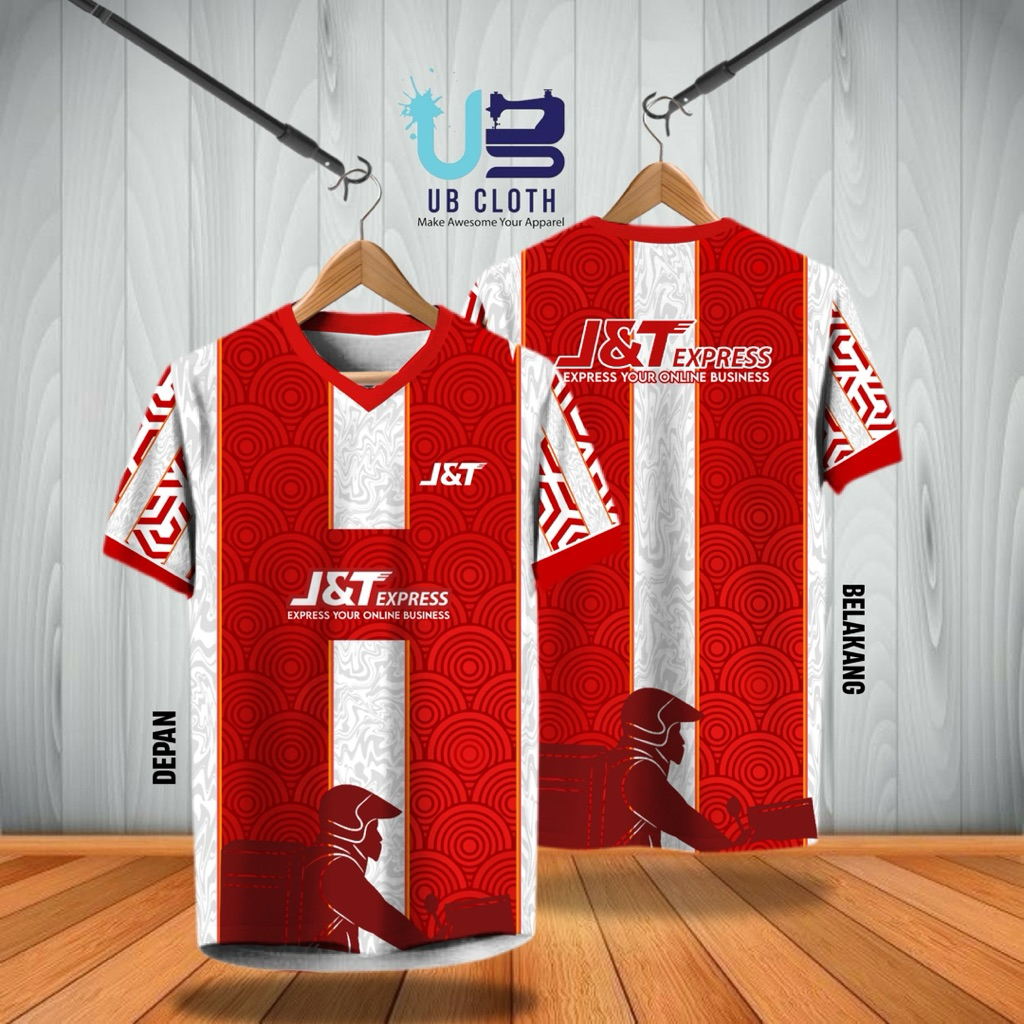 Baju Jersey Kurir JNT Express SPX Anteraja Keren Dryfit