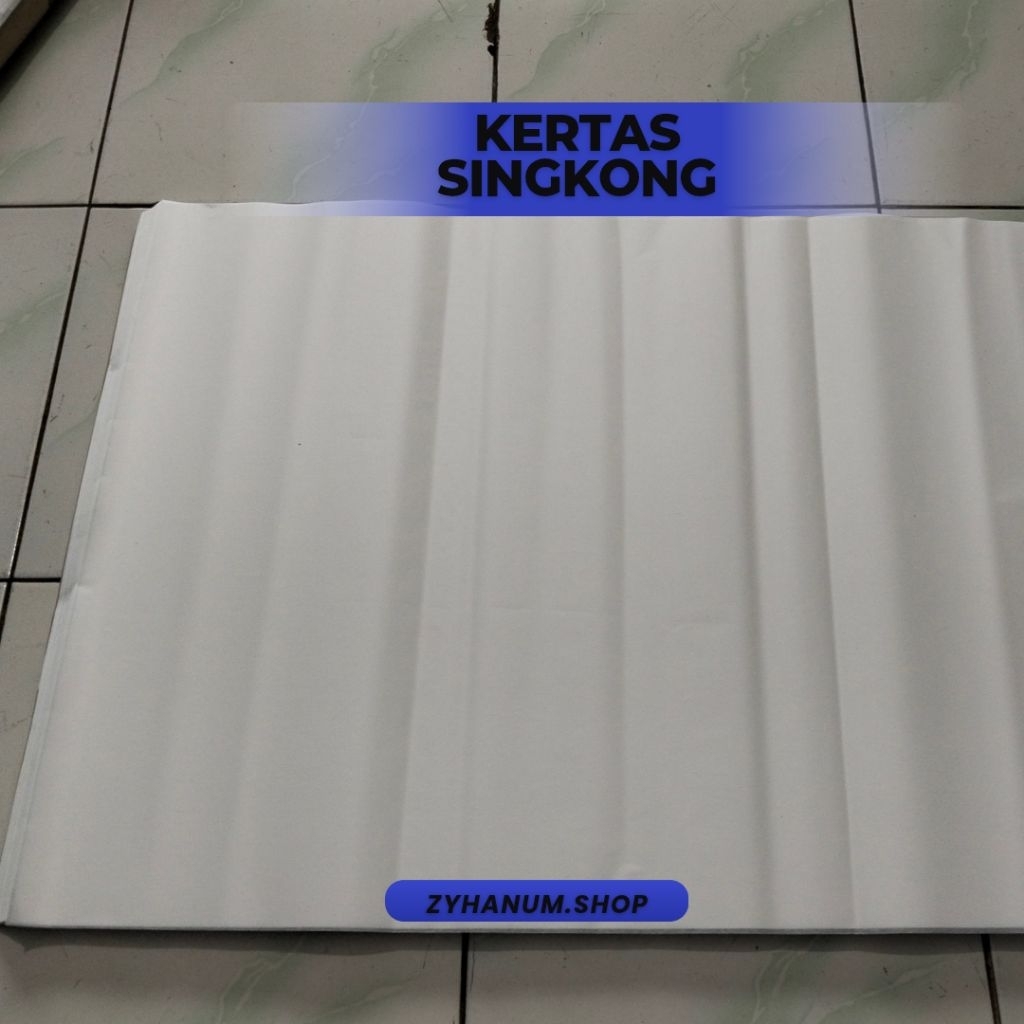 KERTAS SINGKONG kualitas IMPORT /KERTAS TELO/KERTAS POHONG isi 10 lembar ukuran 50x65cm