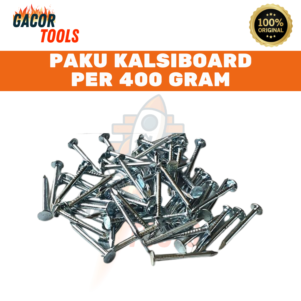 Paku Kalsiboard 400 Gr / Paku Kalsibor / Paku Calciboard Plafon / Paku Plafon 1"