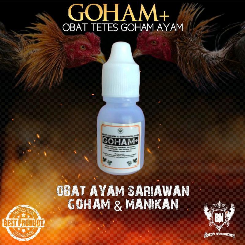 obat sariawan ayam GOHAM+ penyakit  paruh manikan
