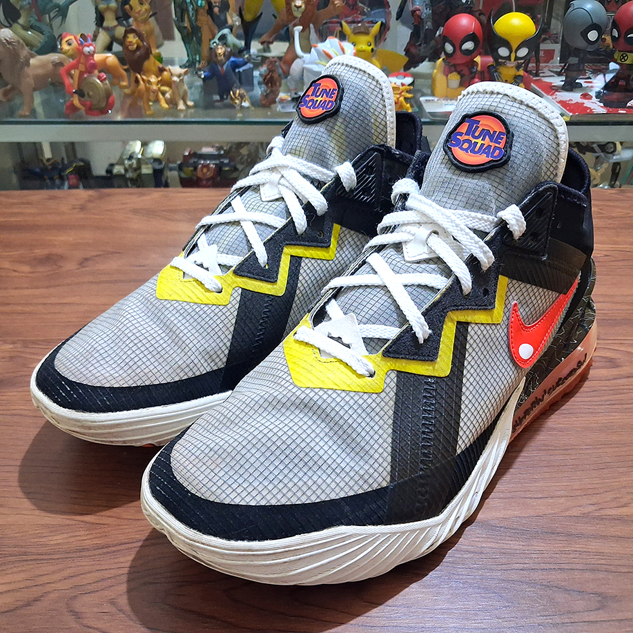 Space Jam x N LeBron 18 Low Sylvester x Tweety Sepatu Basket Basketball Lifestyle Sneakers Shoes Siz