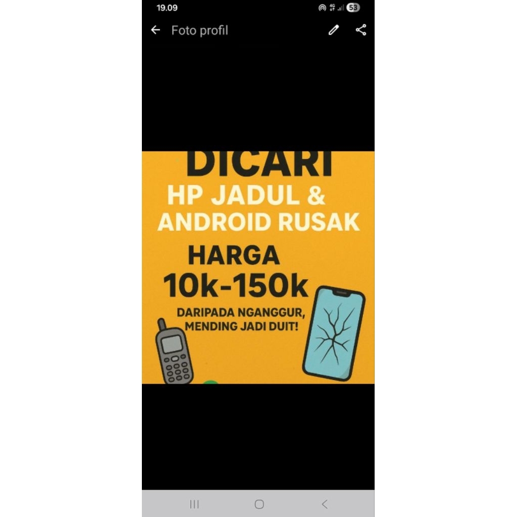 dicari hp rusak android/jadul