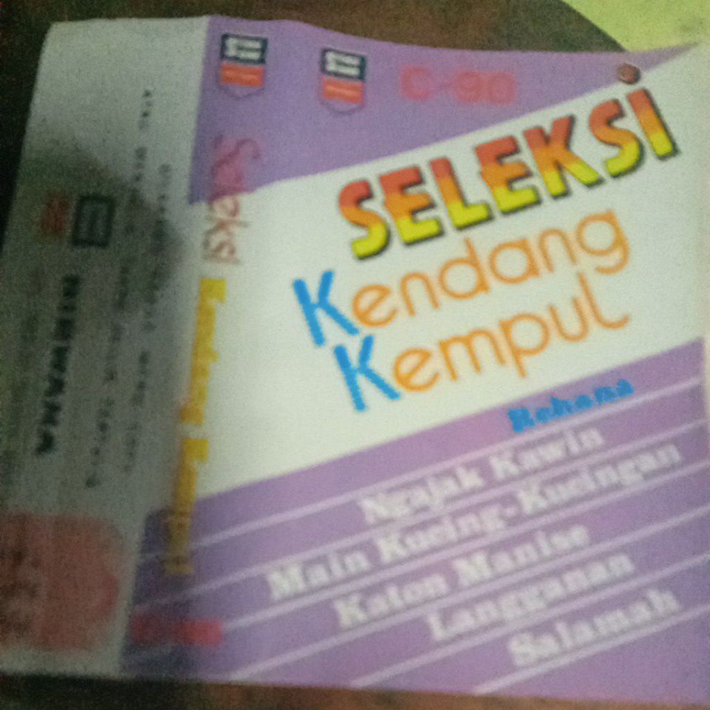kaset pita seleksi KENDANG KEMPUL J77