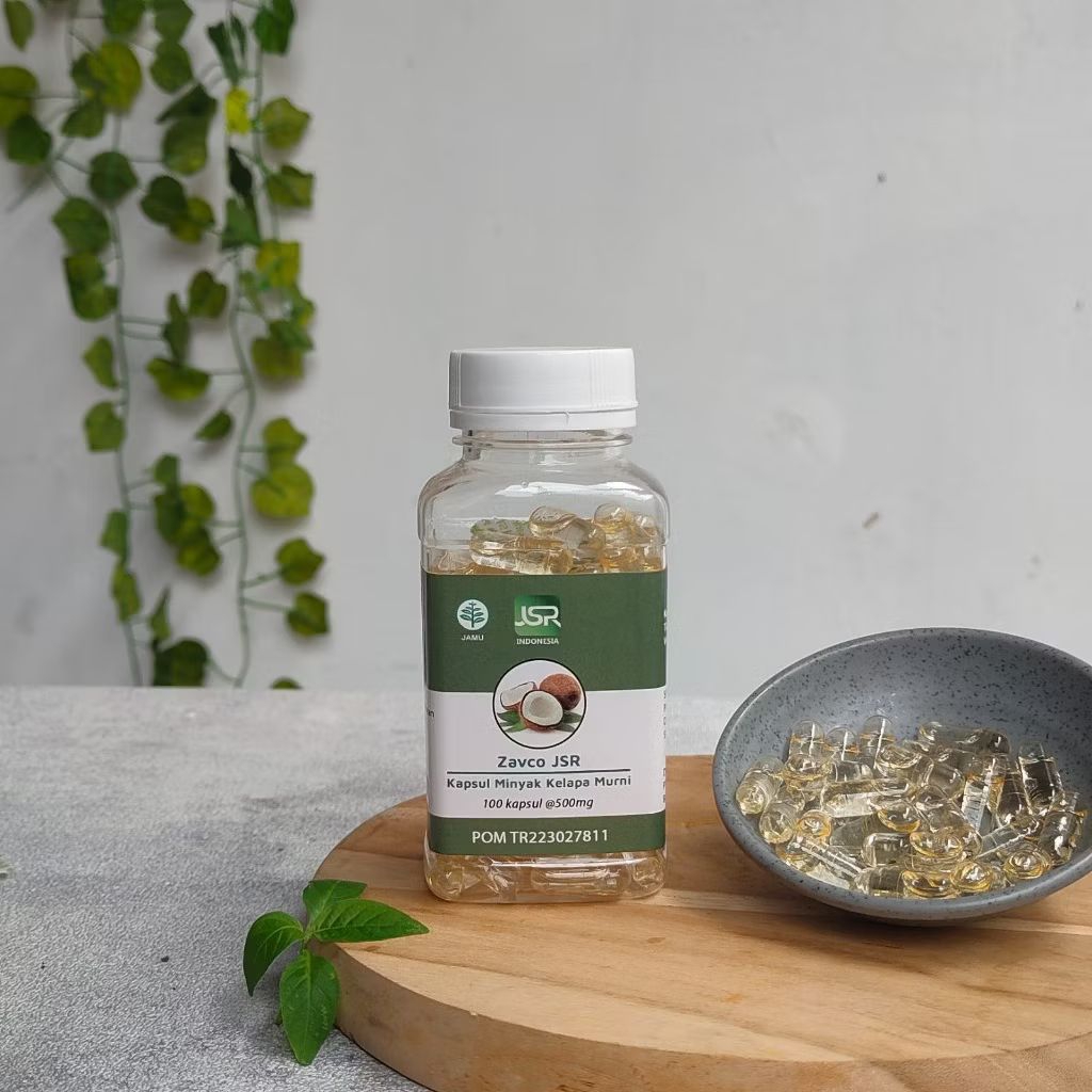 VCO JSR dr. Zaidul Akbar 100 Kapsul – Minyak Kelapa Murni Kapsul untuk Kekebalan Tubuh & Kesehatan