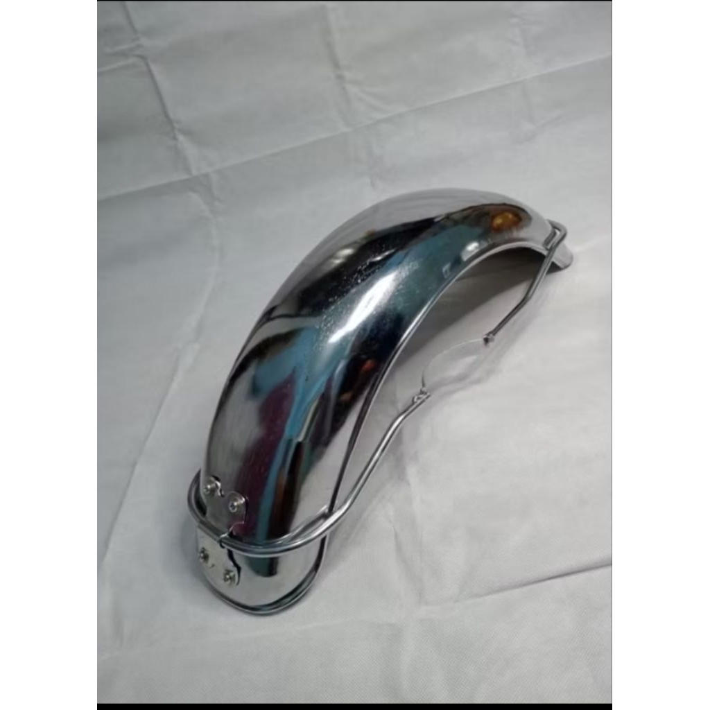 Spakbor Depan CB 100 CB 125 Tebel.. Spakbor Chrome