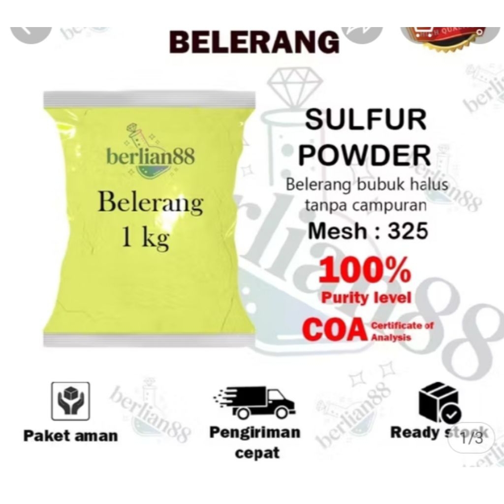 Belerang 1kg bubuk