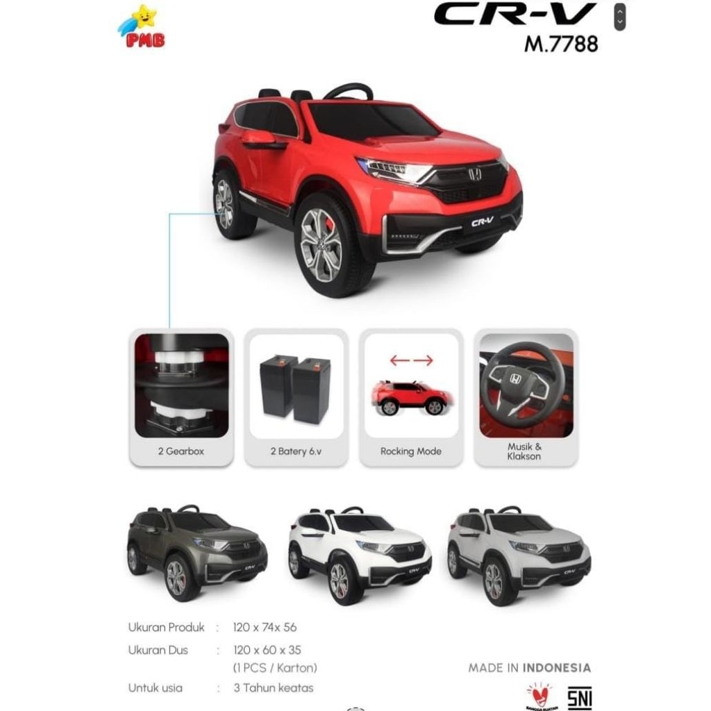 Mobilan Aki Anak PMB Honda CRV M-7788