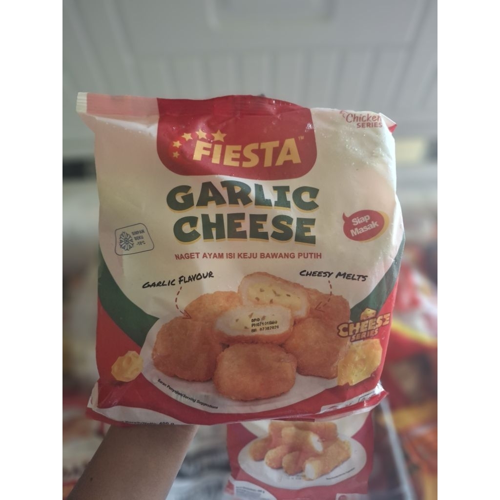 FIESTA NUGGET GARLIC CHEESE 400 GR