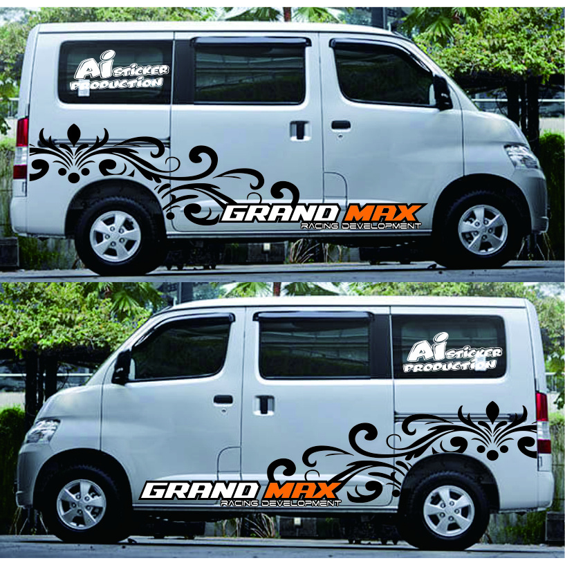 COD CUTTING STICKER TRIBAL MOBIL GRANDMAX BLINDVAN GRANMAX MINI BUS LUXIO SERENA DLL