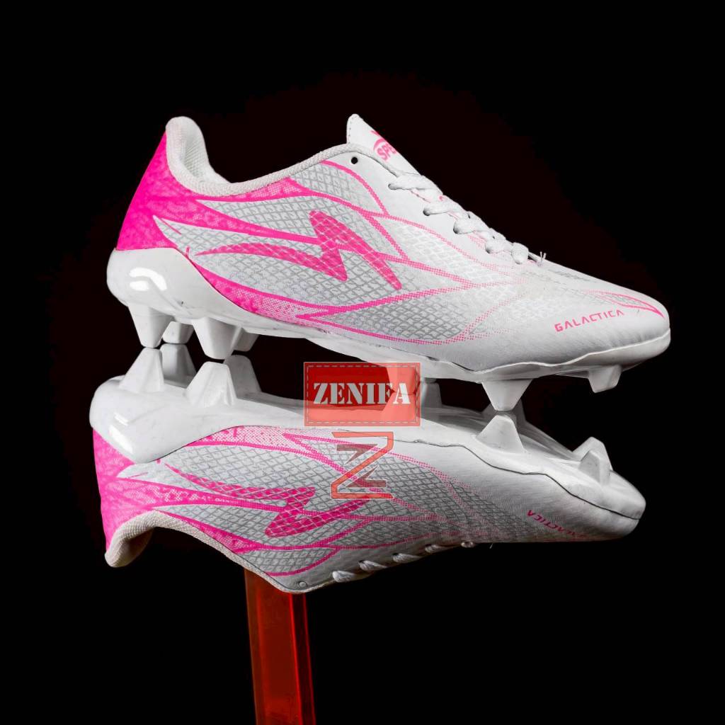 Sepatu Bola specs Galactica Uk 33 34 35 36 37 38 39 40 41 42 43 sepatu bola anak dewasa putih pink