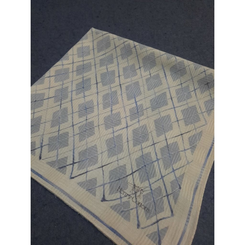 Saputangan Henry Cottons Original Vintage Rare Handkerchief