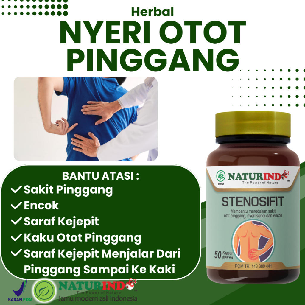 Herbal Nyeri Otot Pinggang Encok Sakit Pinggang Saraf Kejepit Menjalar Ke Kaki