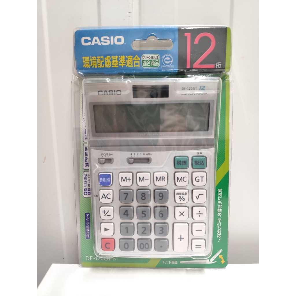 Casio DF-120GT-N Kalkulator Meja Original Japan (NEW)