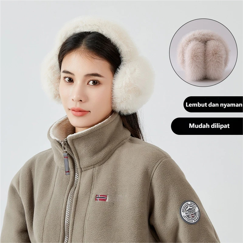 Penutup Telinga Hangat untuk Wanita Penutup Telinga Gaya Imut Penutup Telinga Gaya Minimalis Penutup