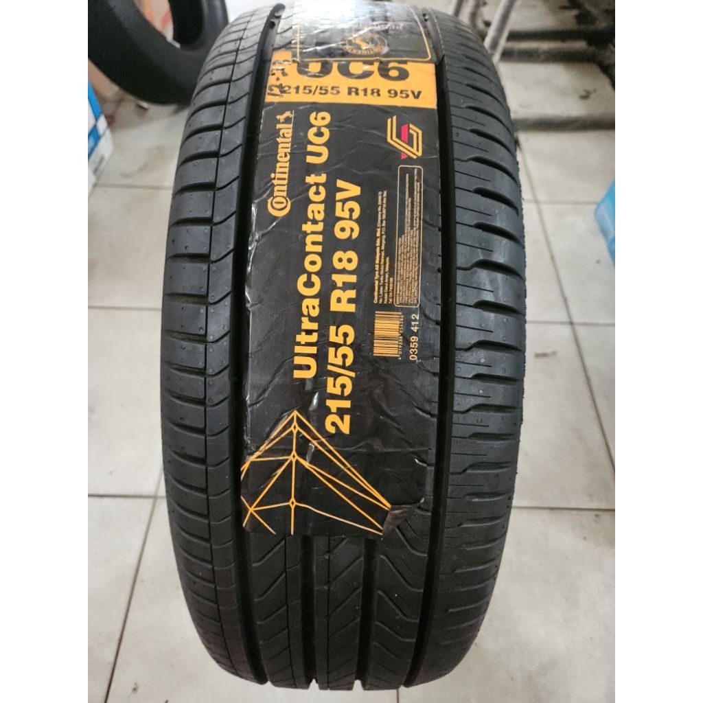 Ban Continental UltraContact UC6 215/55/R18 95V Tubeles