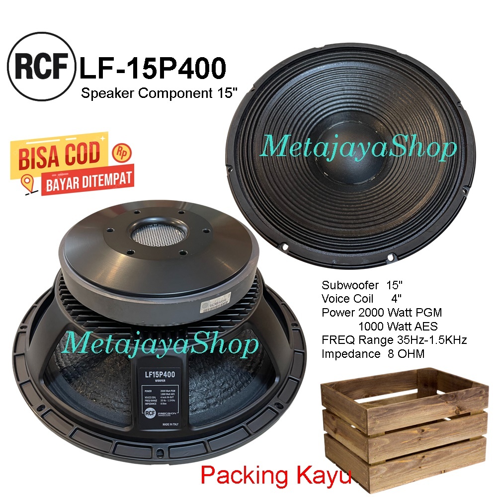 Speaker Component Rcf LF-15P400 Speaker Komponen rcf LF 15p400