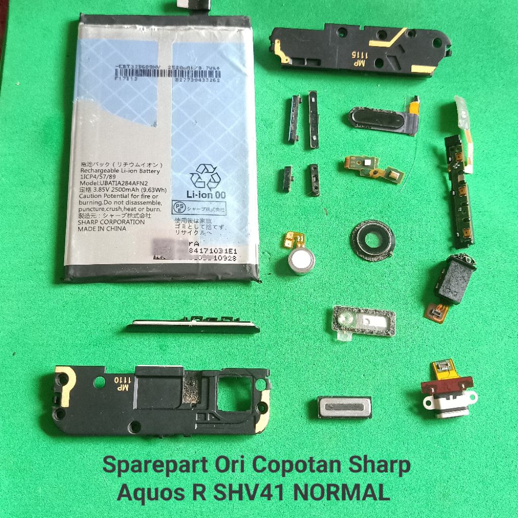 Sparepart copotan Sharp Aquos R Compact Shv41 Original normal  Speaker atas  vibrate  fleksibel on o