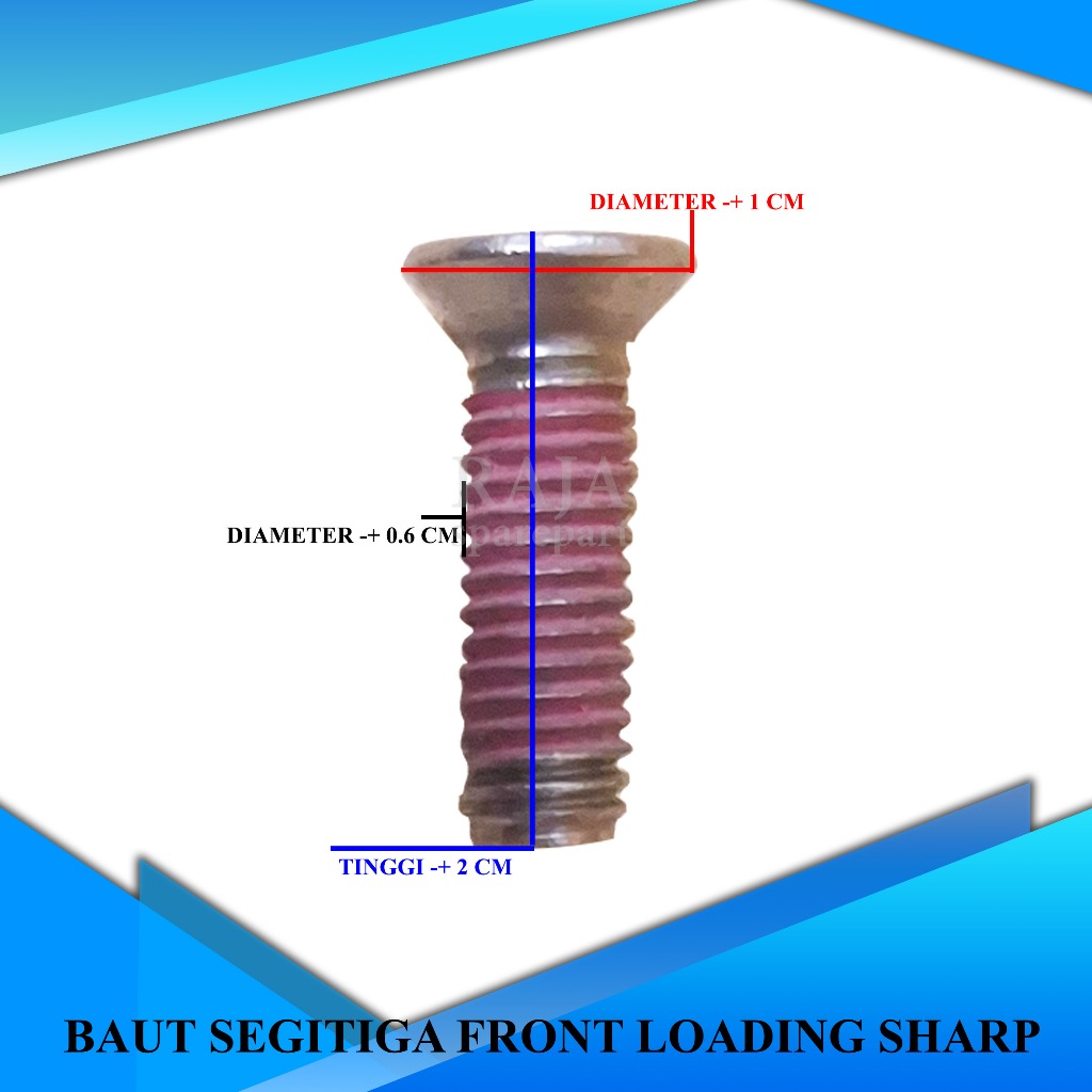 BAUT SEGITIGA FRONT LOADING SHARP / BAUT SHARP BSCS