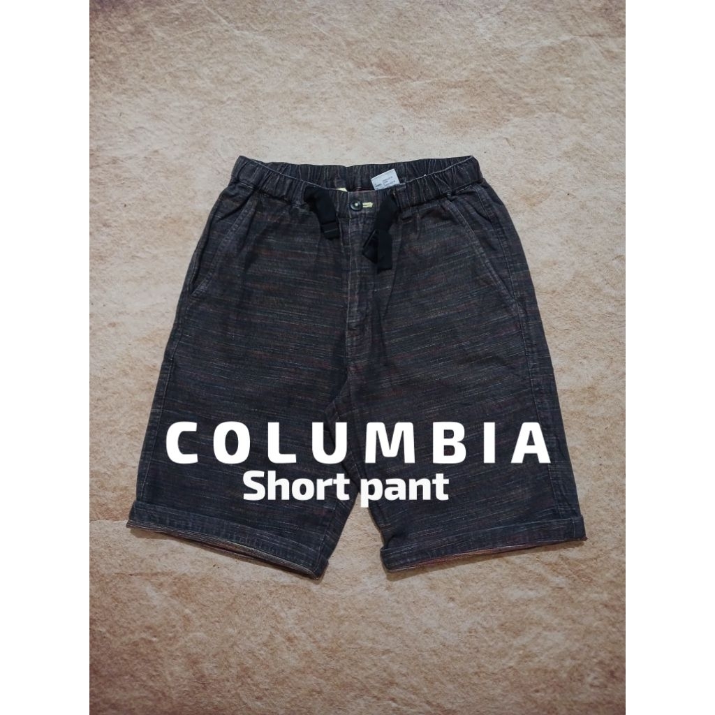 celana short pant COLUMBIA bahan kanvas tebal recomend