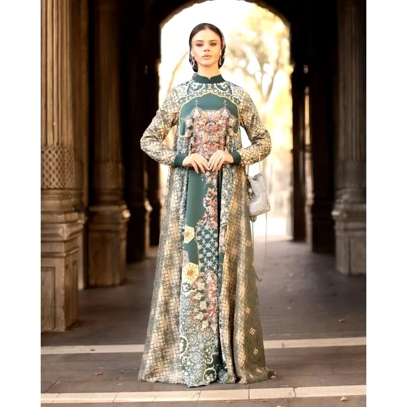 Ivan gunawan prive - Genevieve dress Gamis Wanita Premium by ivan gunawan monogram lace mix sateen s