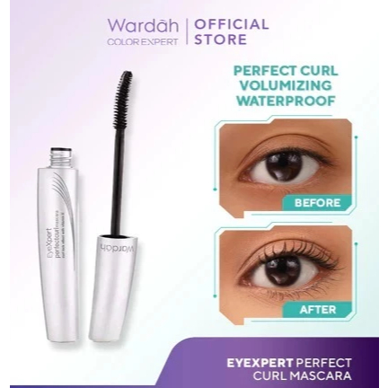 Wardah Eyexpert Perfectcurl Mascara / Wardah Mascara / Wardah Perfectcurl Mascara