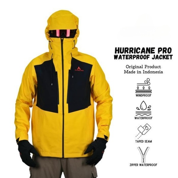 Eiger - Jaket Outdoor Pria Wanita Waterproof Goretex Tahan Anti Air Sport