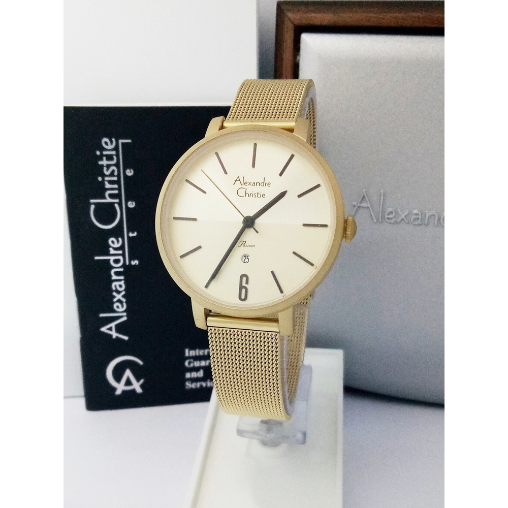 jam tangan wanita Alexandre Christie Original AC 2751 LD FGDBL