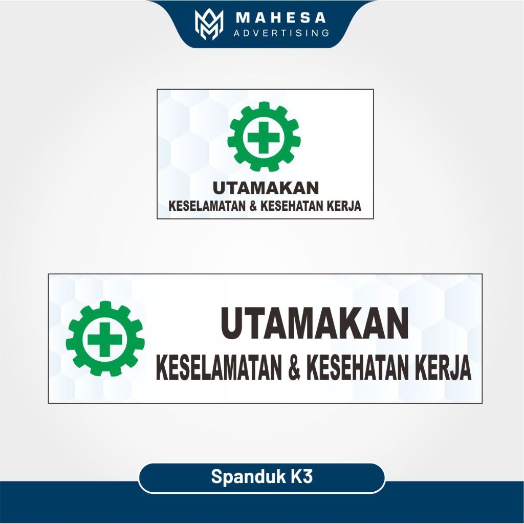 Spanduk K3 - Utamakan Keselamatan & Kesehatan Kerja