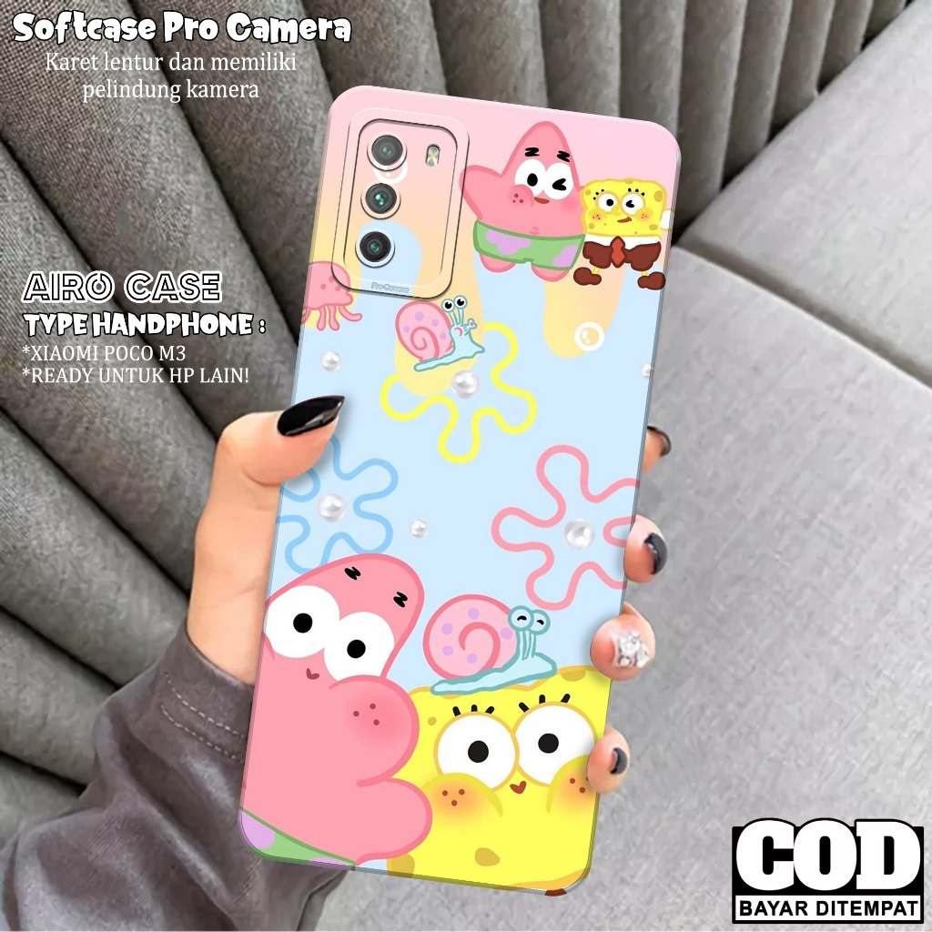 Softcase XIAOMI POCO M3 Terbaru Case XIAOMI POCO M3 Terbaru Fashion Case KARTUN Casing XIAOMI POCO M