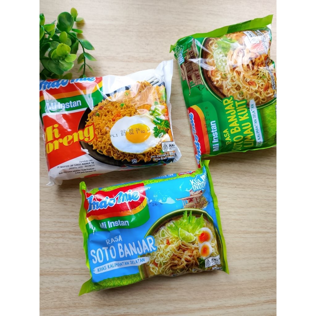 Mie goreng indomie/mie instan indomie/mie goreng instan/mie soto banjar limau kuit/mie soto banjar i