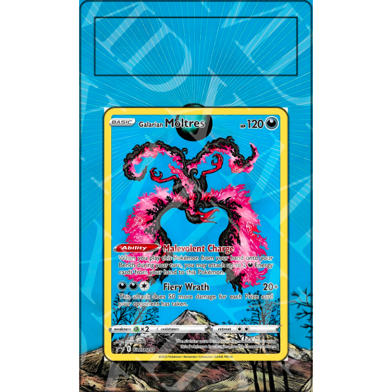 Galarian Moltres #SWSH284 Pokemon Promo (Extended Art)