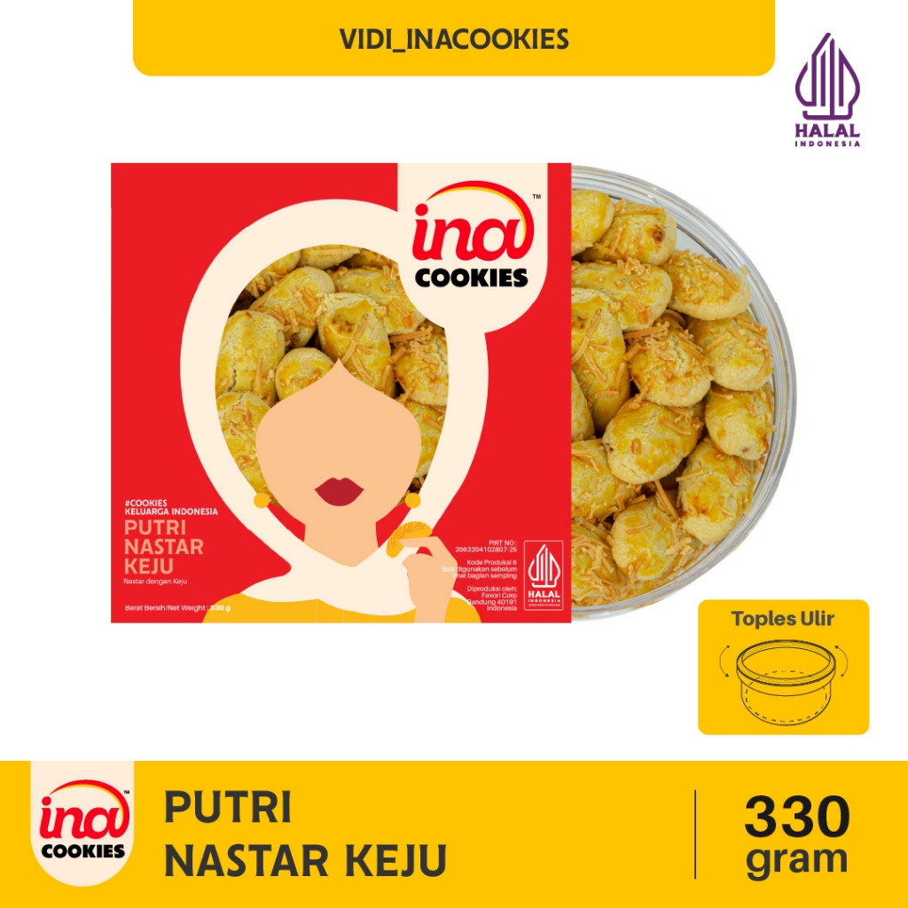 Ina cookies nastar keju
