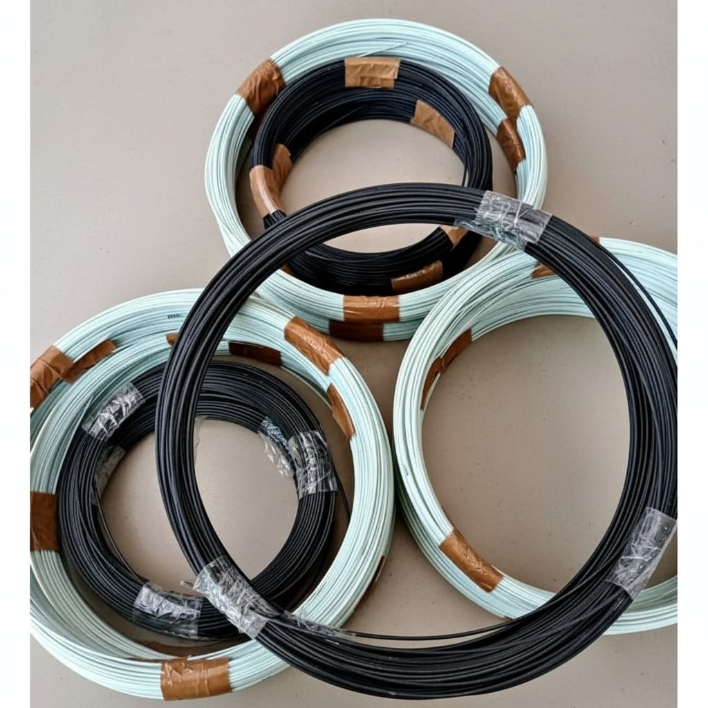 ruji jeruji fiber hitam dan putih semua ukuran untuk sangkar dondang merpati layangan joran pancing 